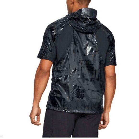 Under Armour Men’s Perpetual Black Windbreaker‎ - Picture 2 of 8